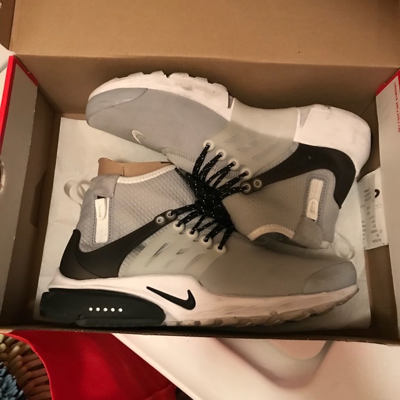 nike air presto mid utility wolf grey
